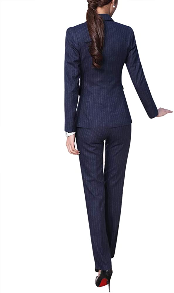 LISUEYNE Women's Three Pieces Office Lady Blazer Business Suit Set Women Suits for Work Skirt/Pant,Vest and Jacket