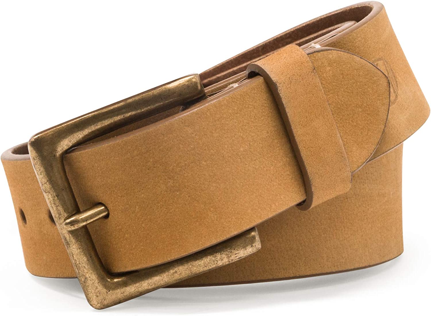 Timberland Men's 38 Mm Boot Leather Wheat Belt