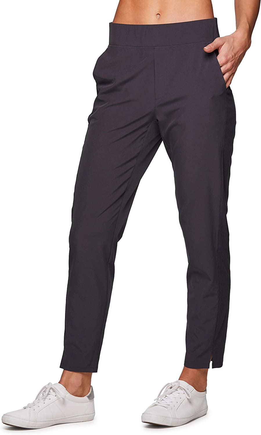 RBX Active Women's Relaxed Fit Lightweight Quick Drying Stretch Woven Pants with Pockets