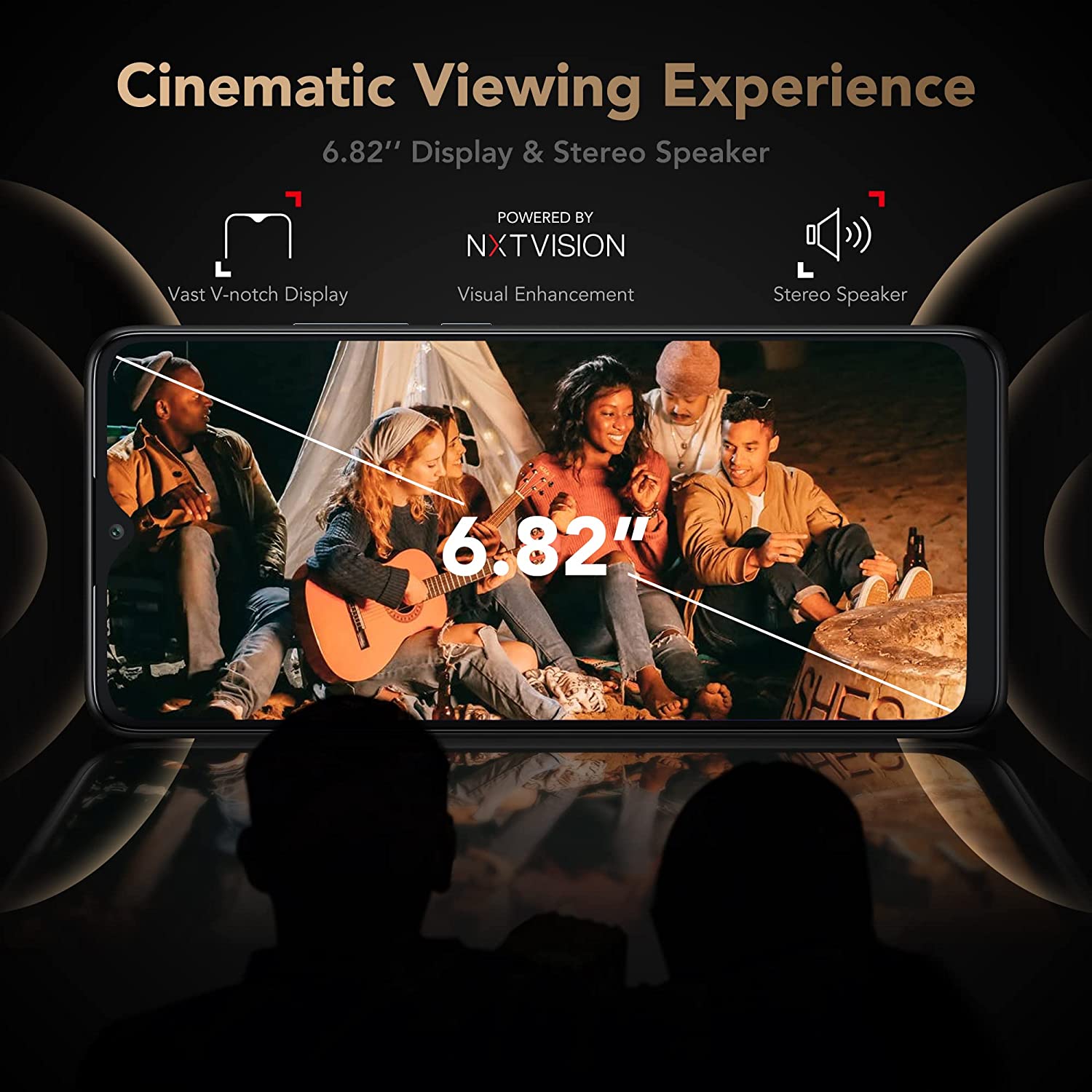 TCL 30XL |2022| Unlocked Cell Phone， 6.82 inch Vast Display， 5000mAh Battery， Android 12 Smartphone， 50MP Rear+13MP Front Camera， 6GB RAM + 64GB ROM， US Version， Dual Speaker， Night Mist (No 5G)