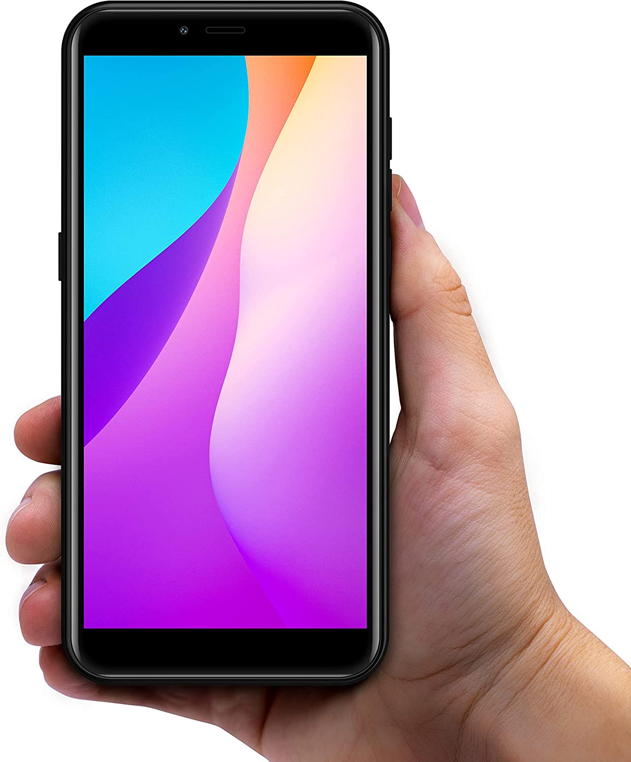 BLU C5 Max | 2022 | Long Lasting Battery | Unlocked | 5.7” HD+ Display | 16GB | 5MP Camera | US Warranty (Black)