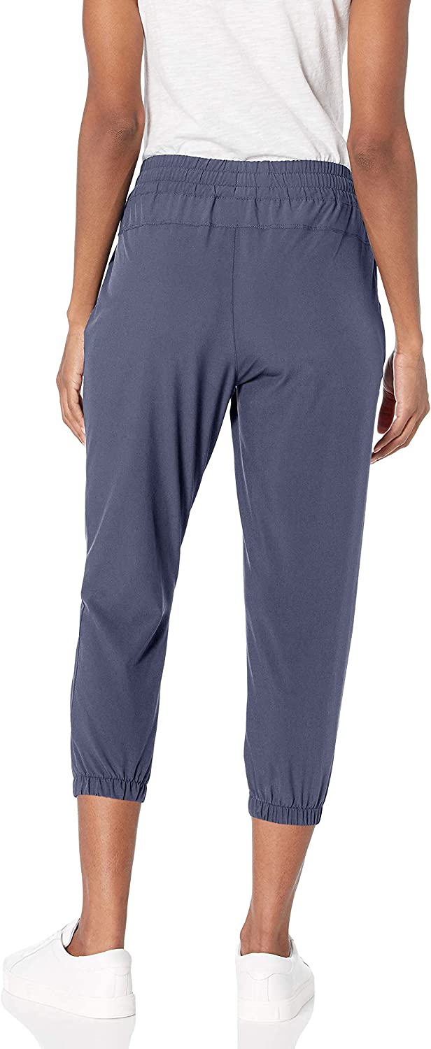 Amazon Essentials Women's Performance Stretch Woven Crop Jogger Pant