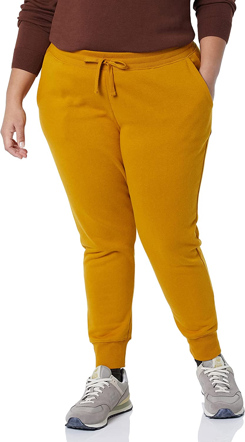 Essentials Women's French Terry Fleece Jogger Sweatpant (Available in Plus Size)